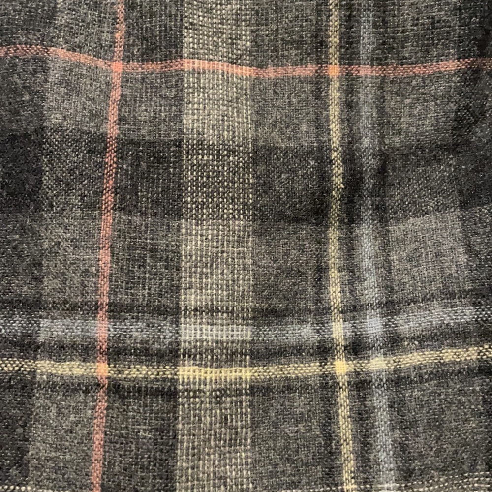 Vintage Pendleton wool plaid skirt gray plaid size large - Picture 8 of 8